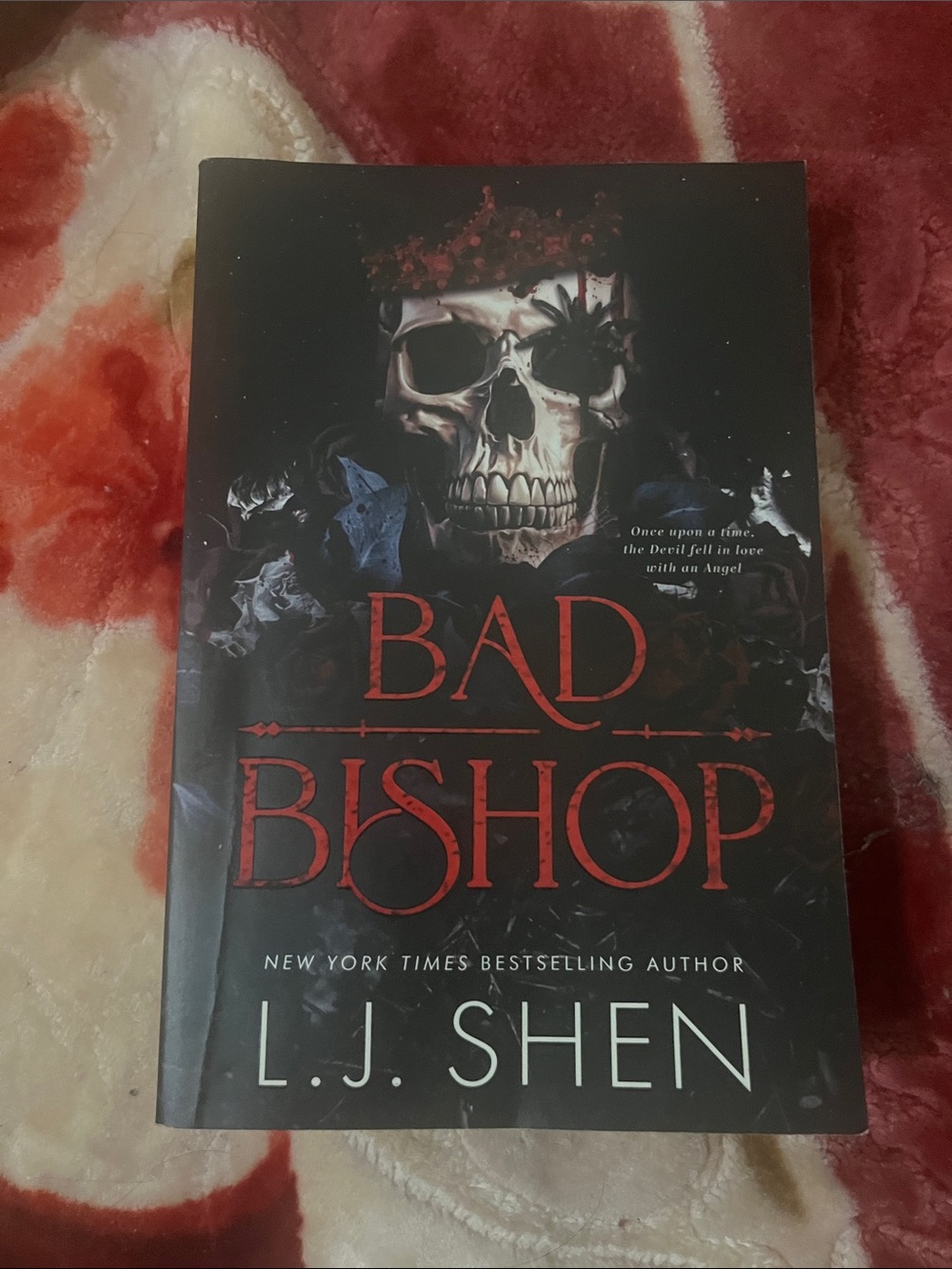 "Bad Bishop" Paperback Novel - Black and Red